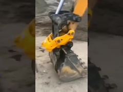 Dayanıklı cat306 mini ekskavatör montaj kovası 7 tonluk ekskavatör için hızlı çiftleyici