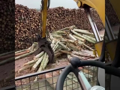 Kazı makinesi yakalama kovası Hidrolik Ahşap Yakalama 360 Log Yakalama Ve Taş Kazı Makinesi Döner Yakalama