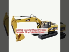 Cat320dl kazıcı modeli 1/50 ölçekli.