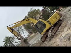 Kullanılmış Komatsu PC200-6 Kaz makinesi Yenilenmiş Motor İnşaat Madencilik Ekipmanı