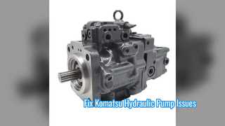 Komatsu PC55 Hidrolik Pompa Değişimi Çözümü