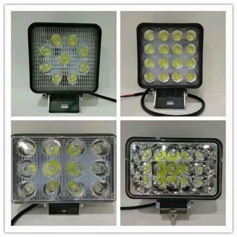 48w kazıcı yedekleri 12V 24V kazıcı iş ışığı kamyon kazıcı oto ve araba için