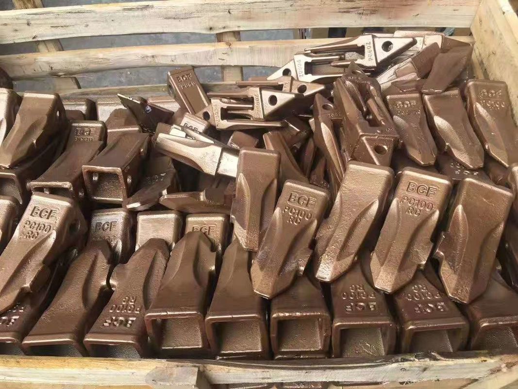 2.5cm Yükseklik Alaşımlı Çelik Kazıcı kova Dişleri Sıkı Kalpli kova dişleri