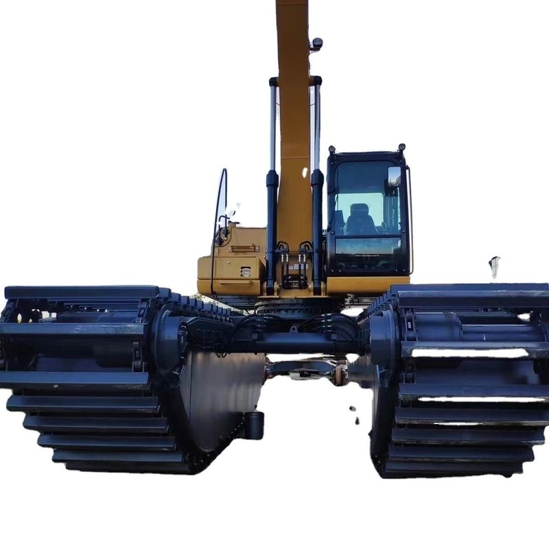 Özel Hidrolik Kazıcı Pontoon Amfibi Yüzen 320D 320C SY215 PC200Kazıcı Şasi Makinesi için kullanılır