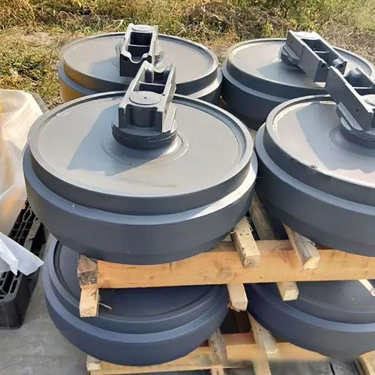 Pc20 Pc30 Pc40 Pc50 Pc55 Pc60-6 Pc100-5 Pc120 Pc200-5 mini kazıcı alt arabası için yedek parçalar Ön Kauçuk Idler Wh