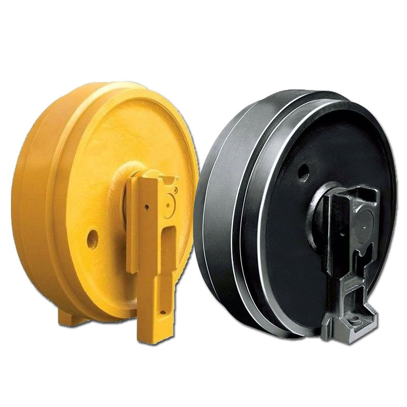 Mini kazıkçı tekerlekli buldozer parçaları için ön ray idler assy kauçuk idler js220 pc20 pc60 pc200 pc300 ex120-2 js220