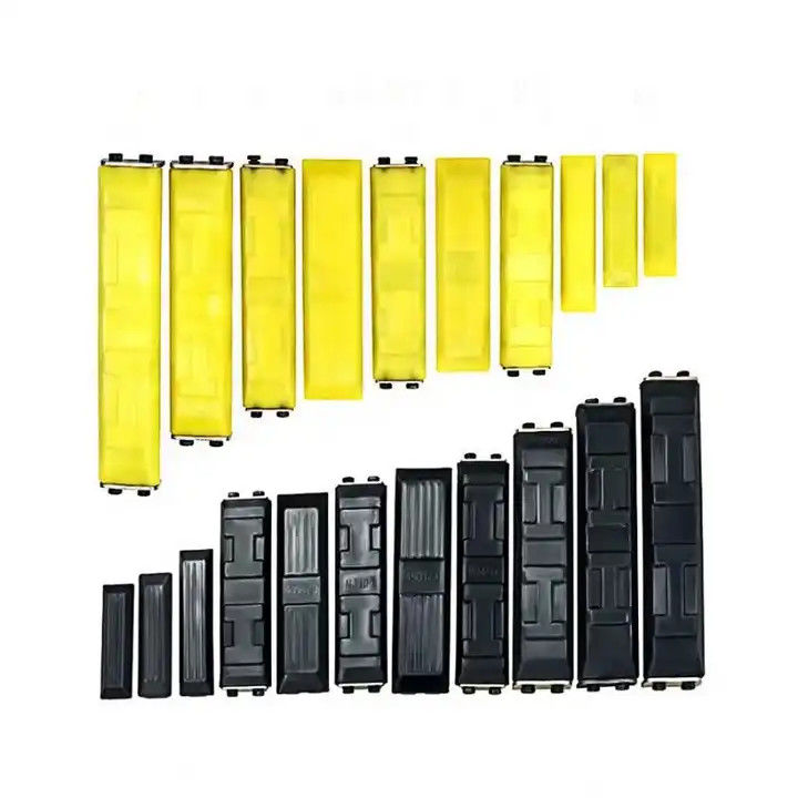 Kaşıntı makineleri için 200 mm 300 mm 400 mm 500 mm 600 mm kauçuk bantlı ayakkabılar