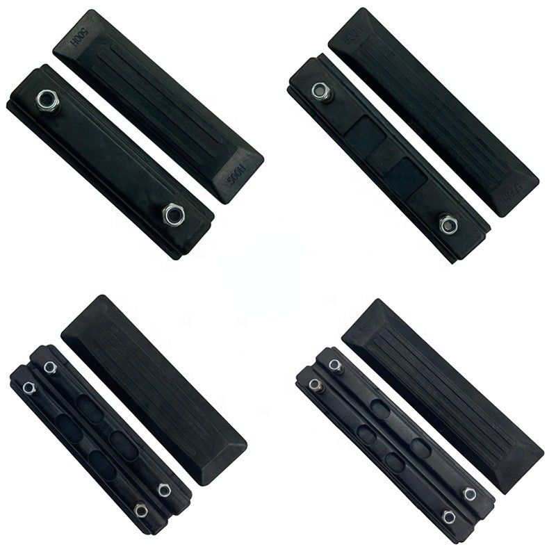Yüksek Kaliteli Kauçuk Crawler Excav Track Pad Kauçuk/Tapı Polyurethane Grousers Excavator Alt Tren Parçası için Ayakkabılar