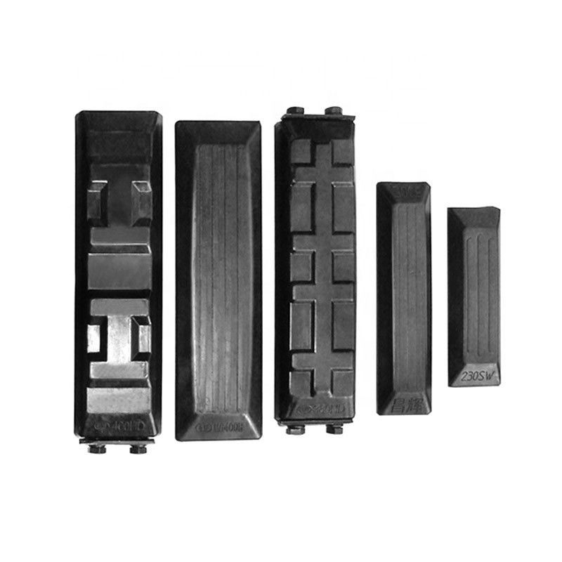 Yüksek Kaliteli Kauçuk Crawler Excav Track Pad Kauçuk/Tapı Polyurethane Grousers Excavator Alt Tren Parçası için Ayakkabılar