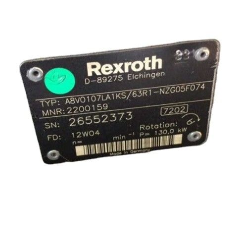 DX 500 ekskavatör hidrolik pompa kümesi A8VO107LA1KS63R1-NZG05F074 Döner sondaj ana petrol pompası A8VO SERIE