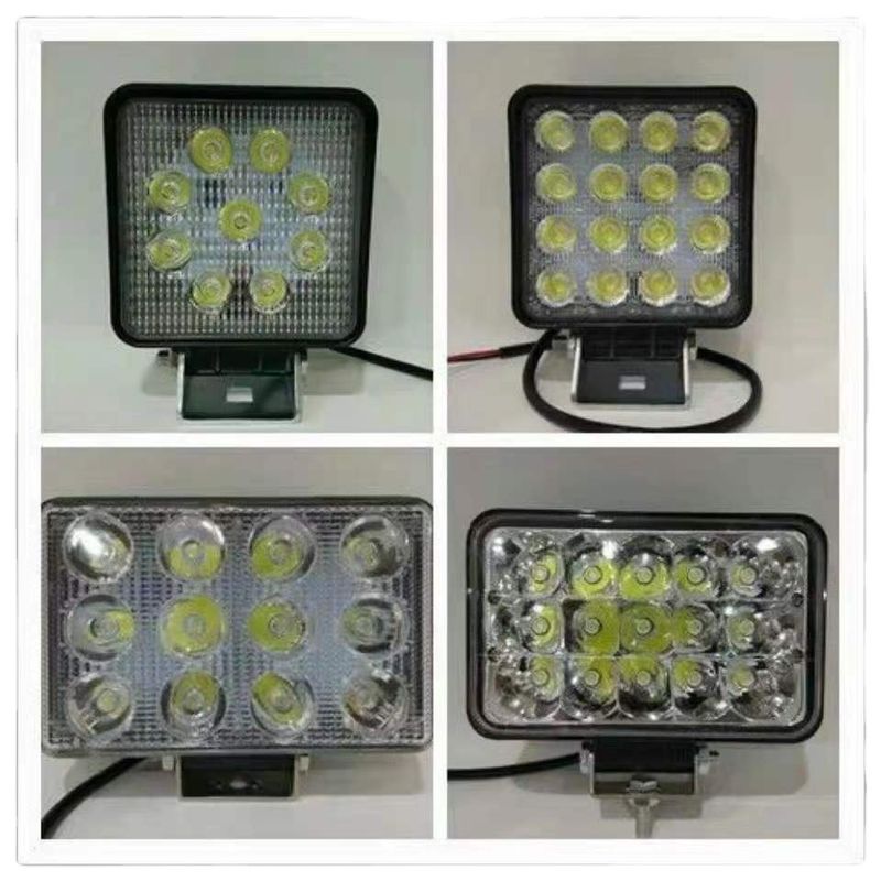 48w LED kazma makinesi lambaları 12V 24V kazma makinesi araba kamyon iş lambası