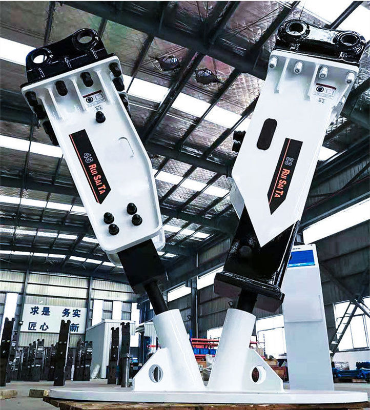 1.2 - 55 ton Kazı makinesi Bağlantıları Çimento Yolu Hidrolik Kazı makinesi Taş kırıcı