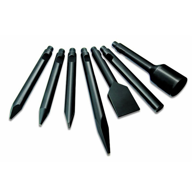 Kazı makinesi parçaları hidrolik taş çekici kırıcı kör çakmak 68mm hidrolik kırıcı çakmaklar 135mm 140mm eğimli alet