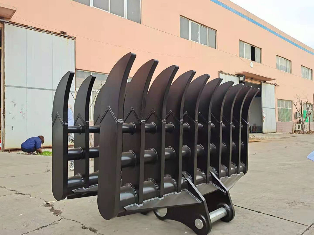 Fabrika kazık makinesi arazi temizleme rakları 1 - 100 ton kazık makinesi çubuk rakı Q345 / NM400