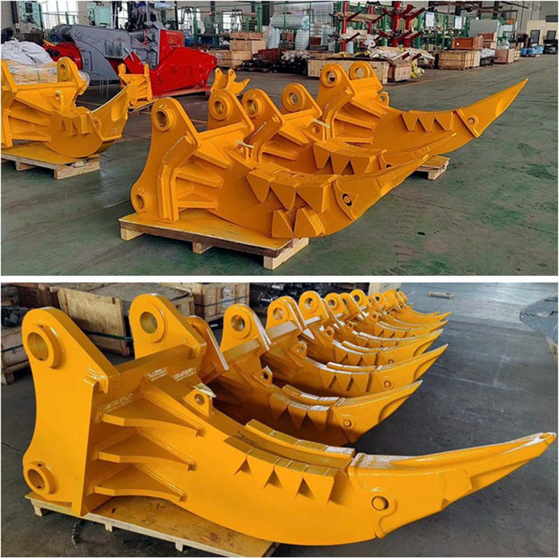 Fabrika kazık makinesi arazi temizleme rakları 1 - 100 ton kazık makinesi çubuk rakı Q345 / NM400