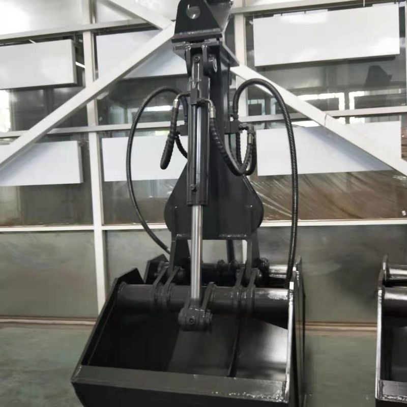 İnşaat kazıcı kaya kova vinci Clamshell kova Q345B Q690B MN 0.5 -1.5M3
