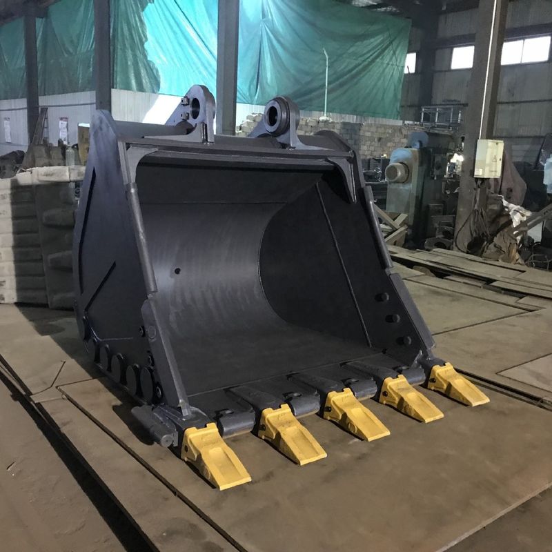 Kazı makinesi ağır yüklü kaya kazma kova Q355B 20T için - 100T Kazı makinesi backhoe