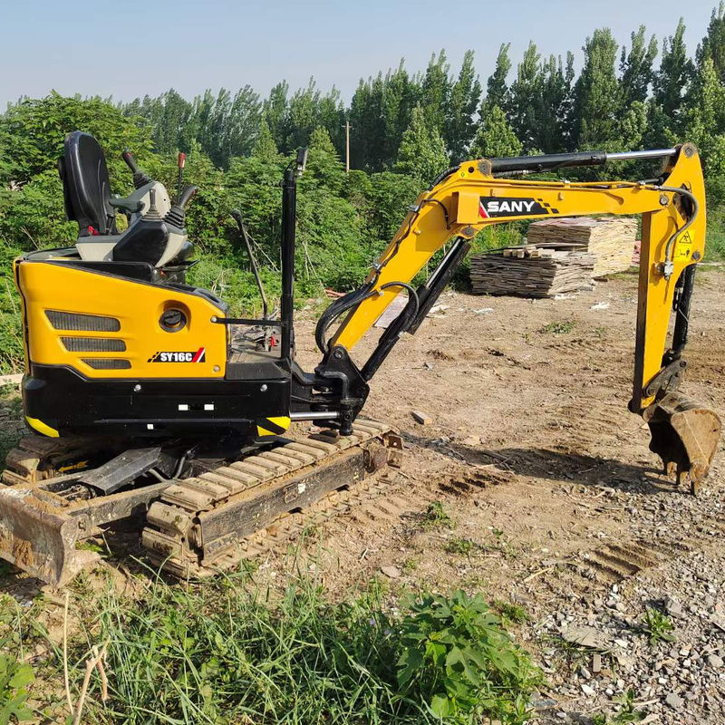 Ormancılık İşleri Kullanılmış Mini Ekskavator SY16C SY18C SY26U SY35U SY50U Mini Crawler Excavator