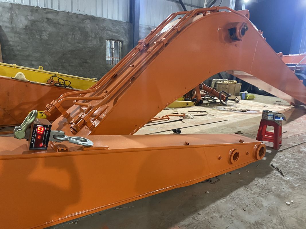 Q355B Q690 Ekskavatör Uzun Uzaylı Boom Excavator Extension Arm For Pc120 Pc200 Cat 320