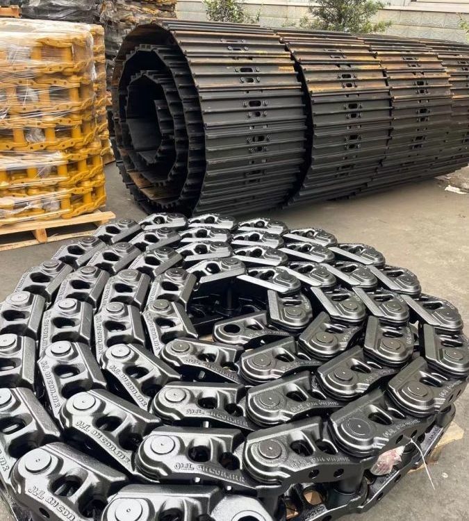 Ekskavatör parçaları zx270 yedek parçalar CAT345 CAT350 CAT450 ray zinciri montajı aracın alt kısmı ray bağlantısı
