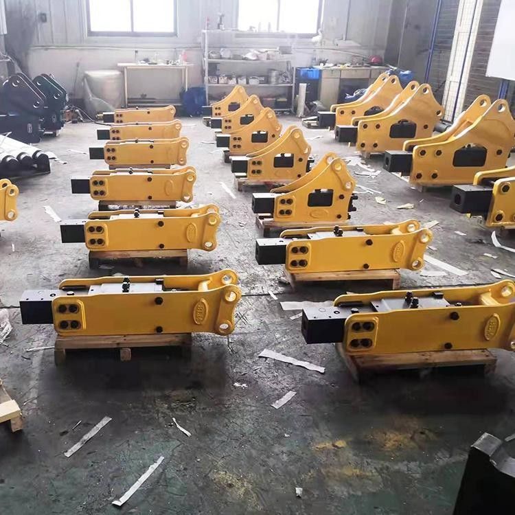 Ekskavatör kırıcı hidrolik yığma çekici 75 mm kırma taşı çekici kazık için kullanılan çiseleme