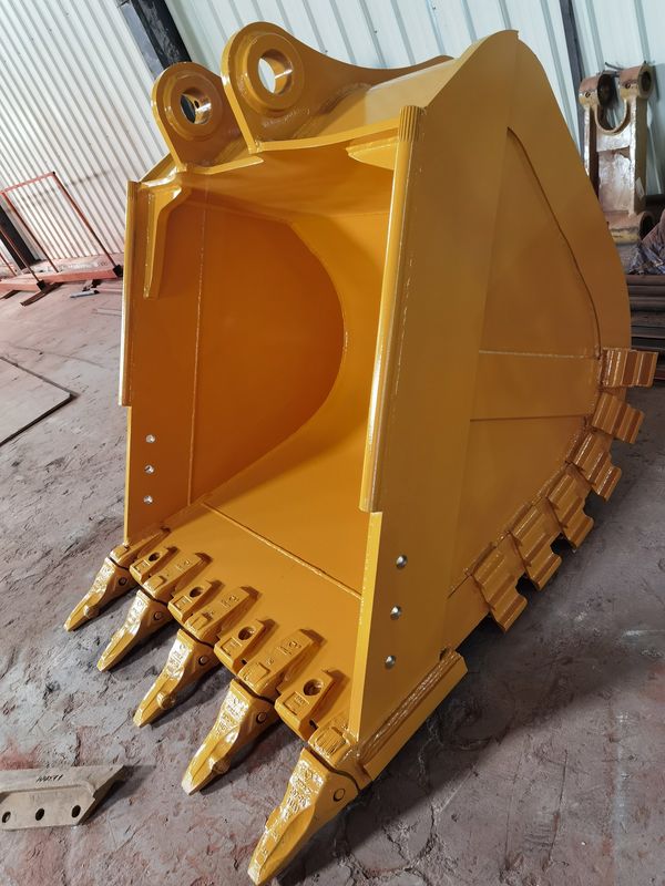 Özel kazıcı ağır yüklü kaya kazma kova Q355B için 20T - 50T kazıcı backhoe