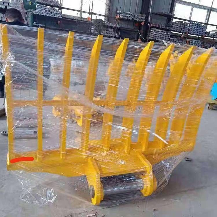 Özel kazı makinesi arazi temizleme rakları 1 - 50 ton kazı makinesi Q355B çubuk rakı
