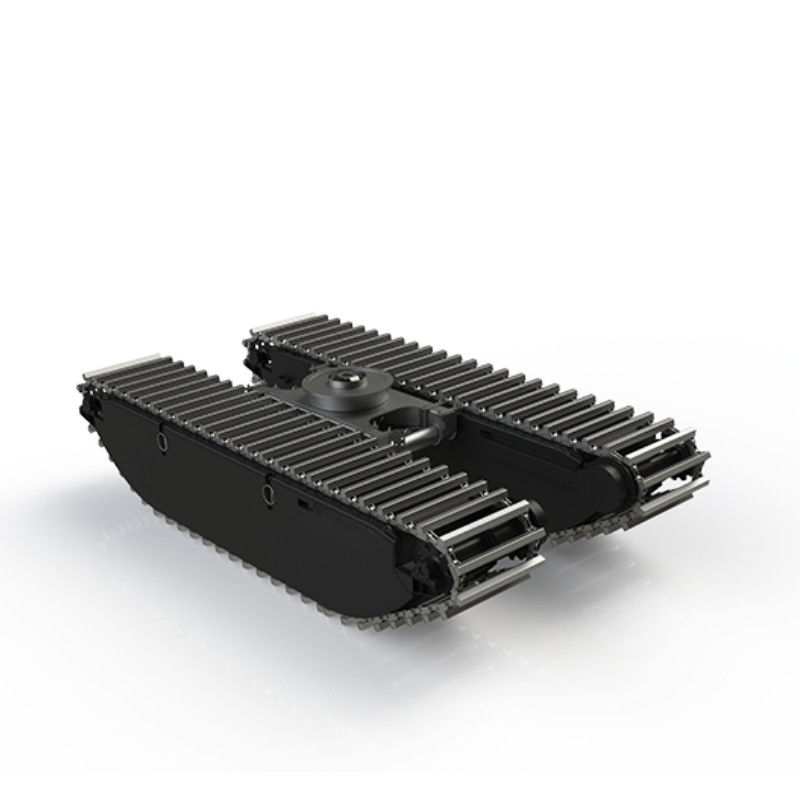 Kuctomized Amfibi Bataklık Buggy Excavator Floating Pontoon Q355b Excavator Sy135 için özel