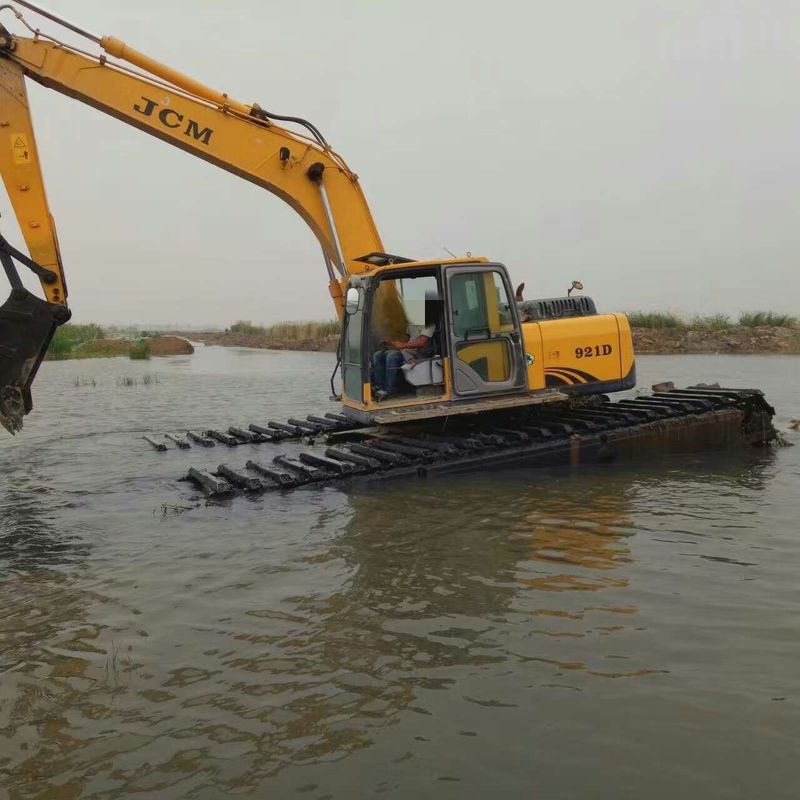 Özel Hidrolik Kazıcı Pontoon Amfibi Yüzen 320D 320C SY215 PC200Kazıcı Şasi Makinesi için kullanılır