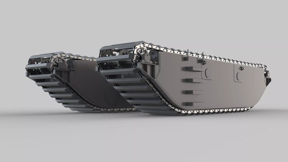 Özel Hidrolik Kazıcı Pontoon Amfibi Yüzen 320D 320C SY215 PC200Kazıcı Şasi Makinesi için kullanılır