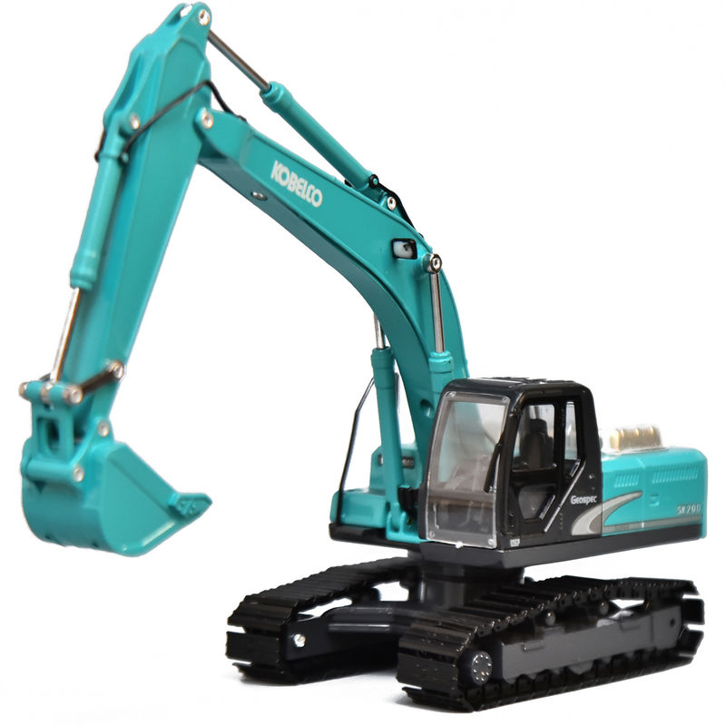 Shen çelik SK200 ekskavatör modeli KOBELCO orijinal simülasyon metal alaşımı araba dekorasyonu oyuncak olmayanlar