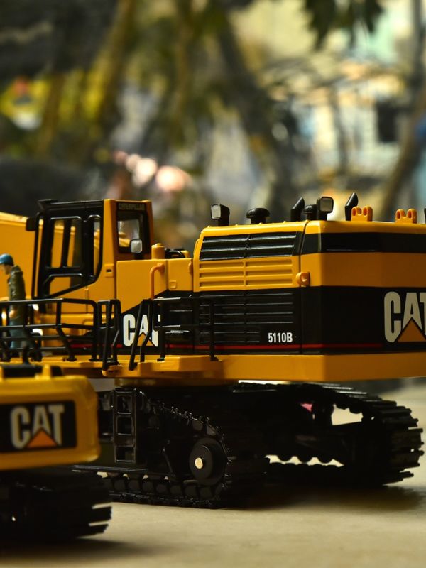 Carter CAT5110B büyük kazıcı koleksiyonu mühendislik araçları modeli birlikte metal simülasyon el parçası süslemeleri