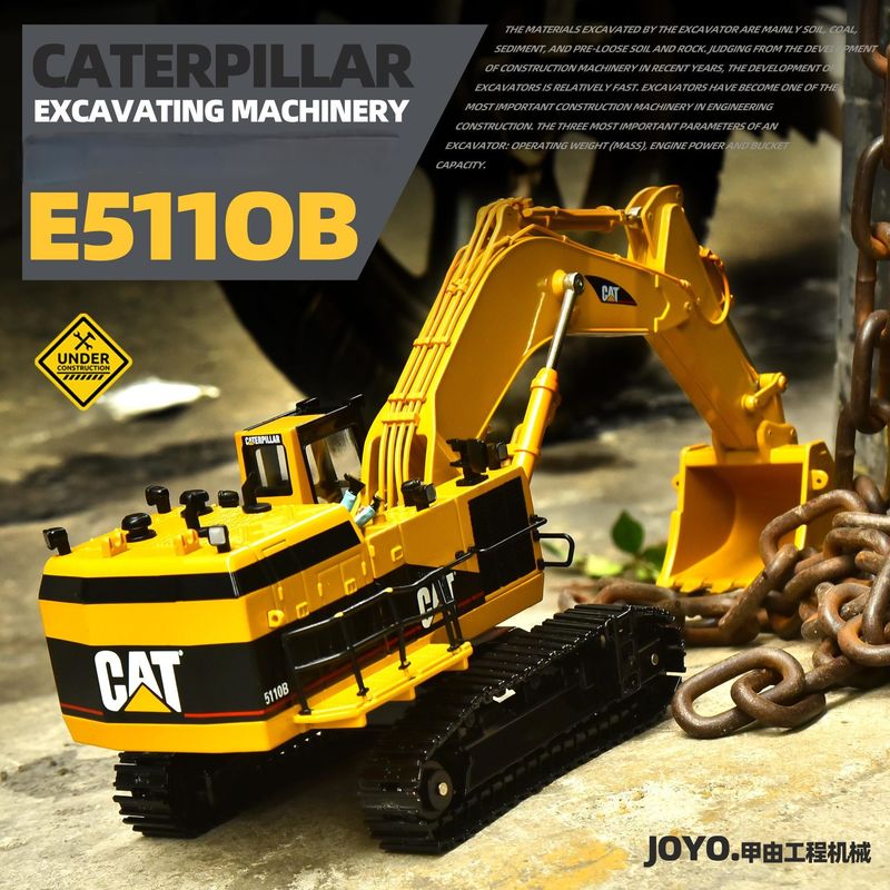 Carter CAT5110B büyük kazıcı koleksiyonu mühendislik araçları modeli birlikte metal simülasyon el parçası süslemeleri