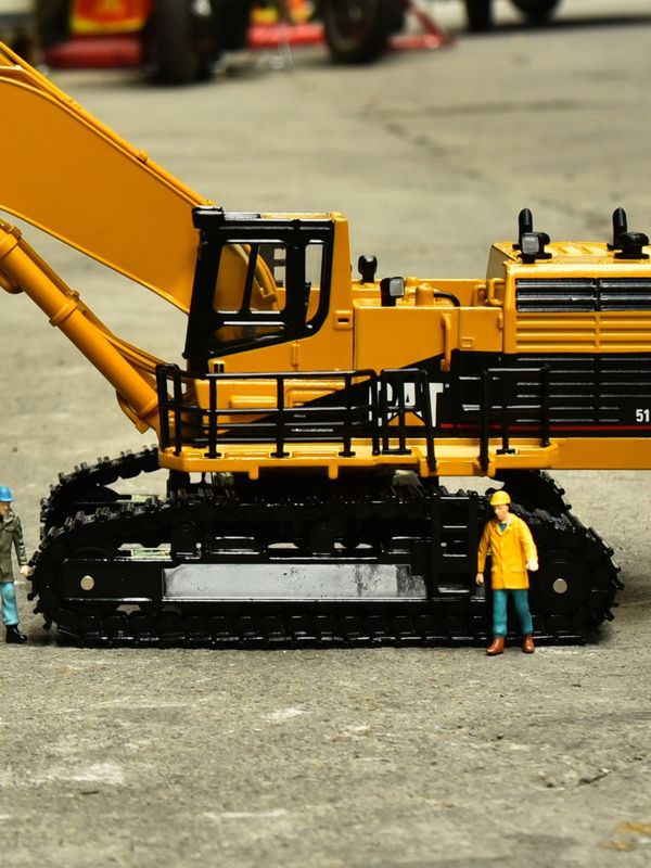 Carter CAT5110B büyük kazıcı koleksiyonu mühendislik araçları modeli birlikte metal simülasyon el parçası süslemeleri