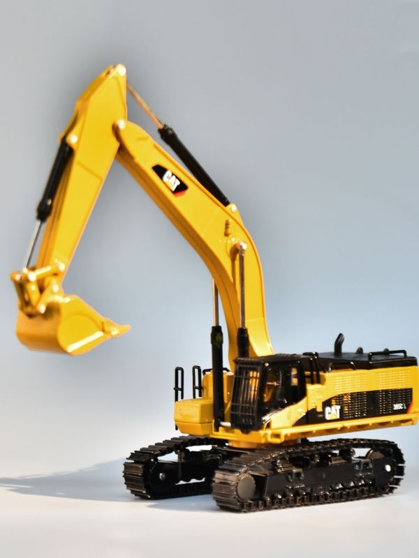 Carter CAT385C kazıcı modeli alaşım metal toprak mühendisliği orijinal simülasyon el araba süslemeleri