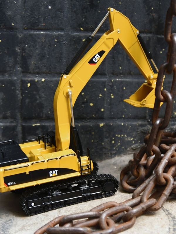 Carter CAT385C kazıcı modeli alaşım metal toprak mühendisliği orijinal simülasyon el araba süslemeleri
