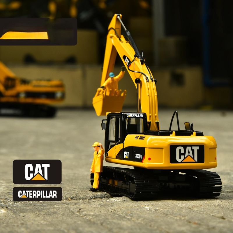 Carter CAT320DL ekskavatör orijinal model alaşım simülasyon mühendislik araç dekorasyonu el eşyası koleksiyon süslemeleri