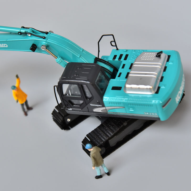 Ekskavatör modeli KOBELCO orijinal simülasyon metal alaşım araba Shinko SK200 dekorasyon oyuncak değil