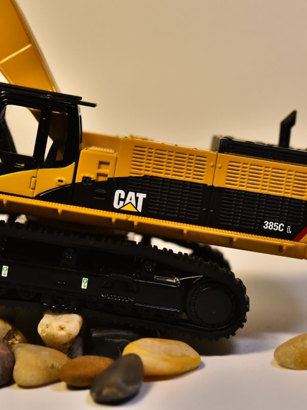 DM Carter CAT385C maden kazıcı modeli mühendislik makineleri araba simülasyonu metal dekorasyon süslemeleri