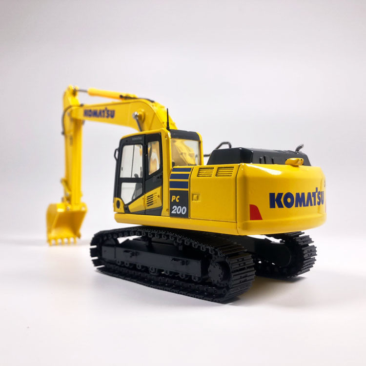 Komatsu PC200 PC210 1/50 Ölçekli Metal Die Cast Excavator Model Koleksiyon Dekorasyonu