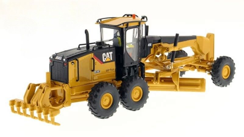 Cat 14M Motor Grader Model 1/50 Caterpillar Kendiliğinden Hareket Eden Grader Replika 85189