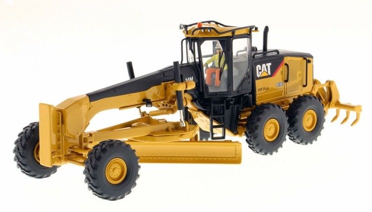 Cat 14M Motor Grader Model 1/50 Caterpillar Kendiliğinden Hareket Eden Grader Replika 85189
