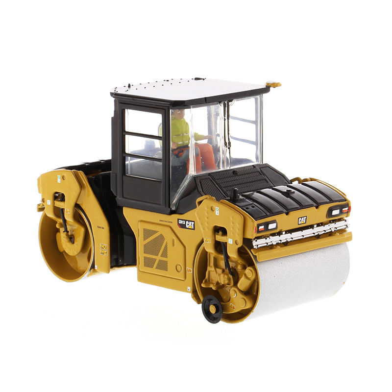 CAT CB-13 Road Roller Diecast Model 1/50 Ölçek Alloy İnşaat Aracı Kopyası