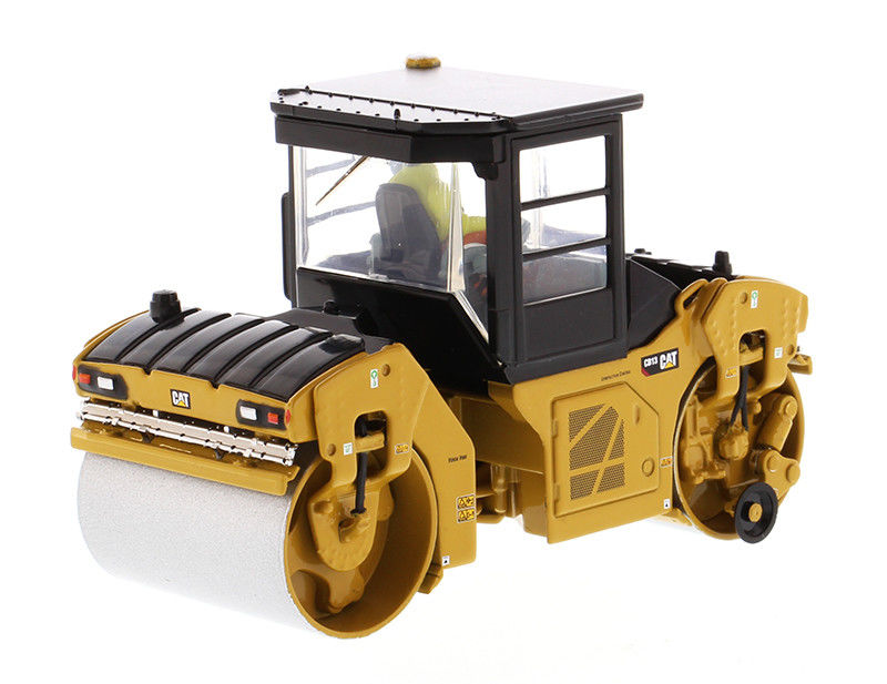 CAT CB-13 Road Roller Diecast Model 1/50 Ölçek Alloy İnşaat Aracı Kopyası