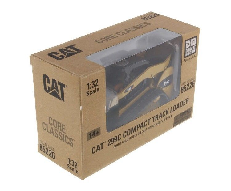 Çok ayrıntılı CAT 299C Kompakt Çizgi Yükleyici Alaşım Diecast Model 1/32 Ölçek 85226