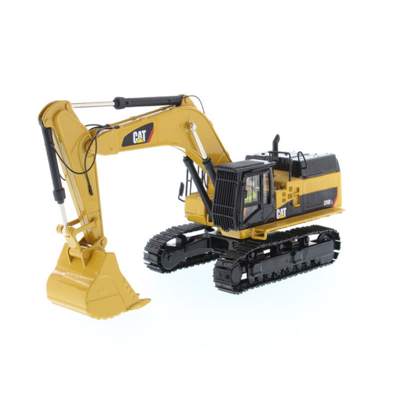 DM CAT 374D L Kazı makinesi 1/50 ölçekli alaşım döşeme modeli koleksiyoncu oyuncak 85274