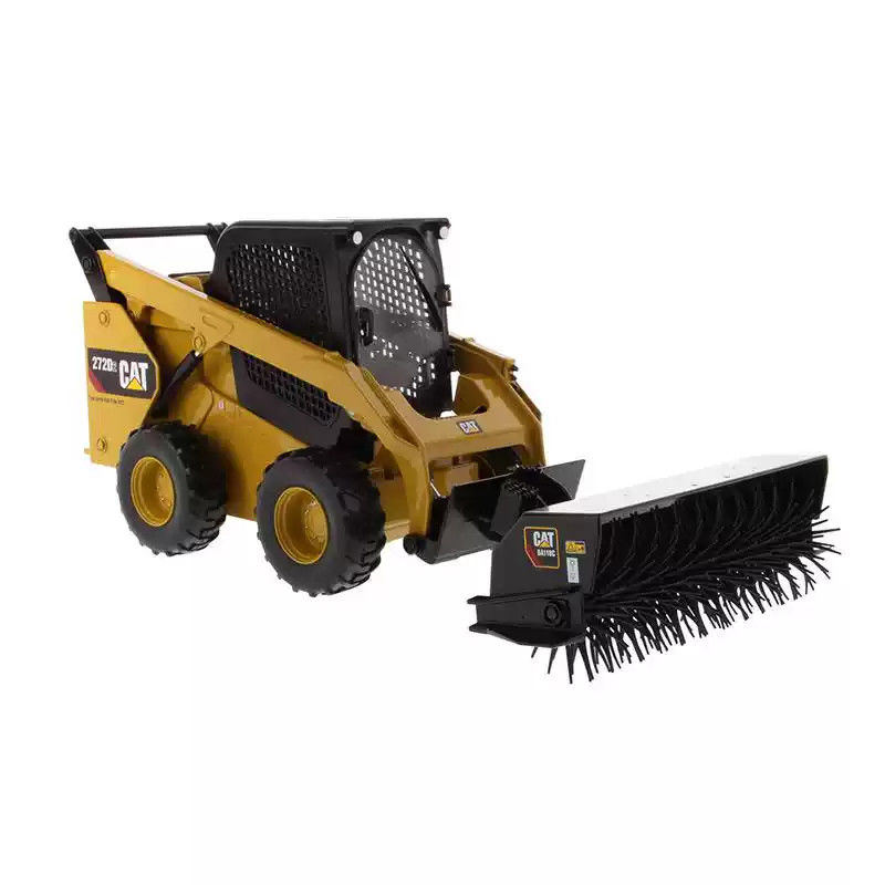 DM cat 272D2 1:16 Scale Alloy Die-Cast Skid Steer Loader Model with Authentic cat Sarı boya koleksiyonlu inşaat aracı