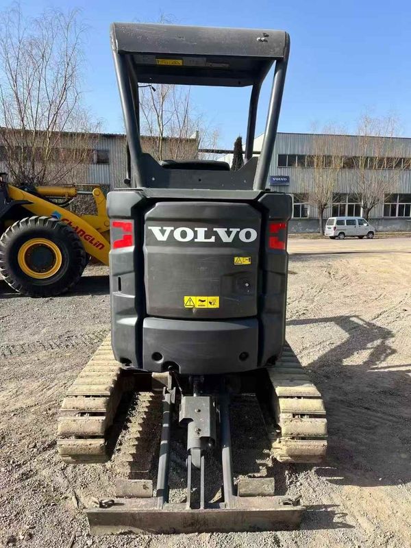 Kullanılmış Volvo EC18 Mini Excavator 2020 920Hrs Fransız İthalat Hidrolik Çekiç Kovası