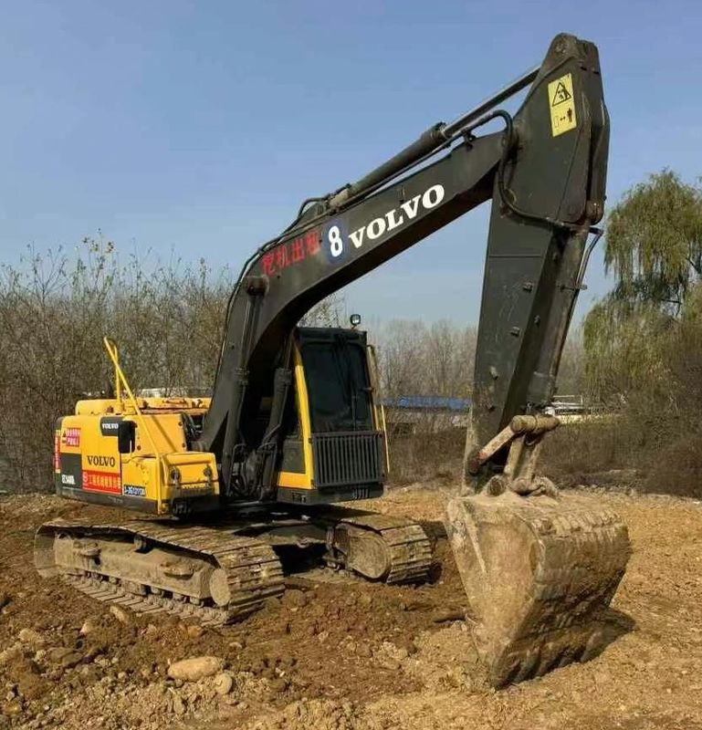Kullanılmış Volvo EC140 ekskavatörü mükemmel durumda, dünya çapında hızlı sevkiyat için hazır.