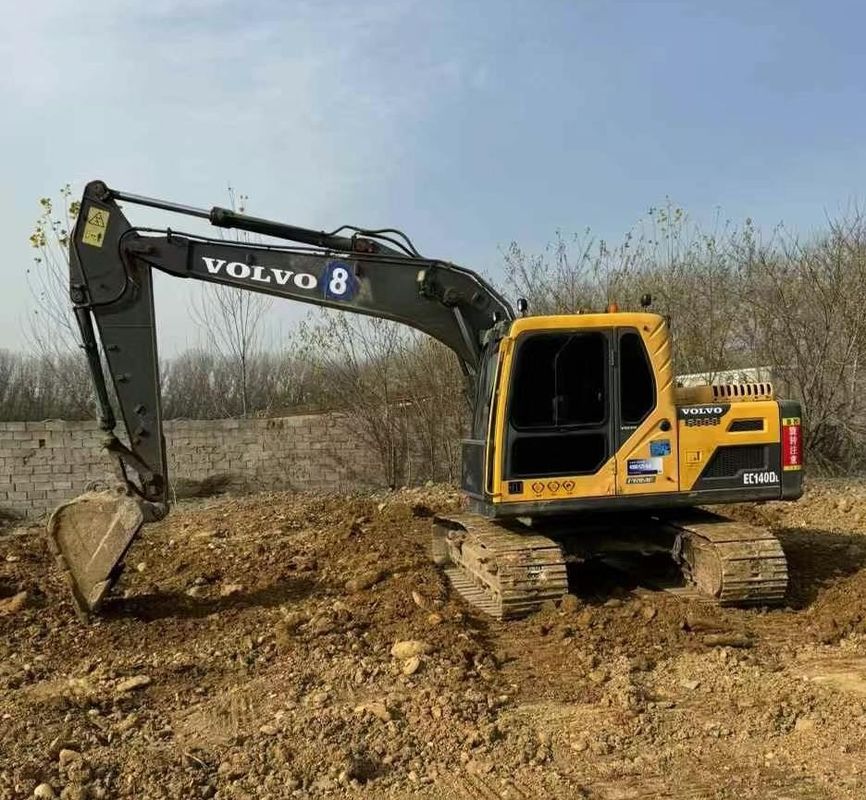 Kullanılmış Volvo EC140 ekskavatörü mükemmel durumda, dünya çapında hızlı sevkiyat için hazır.